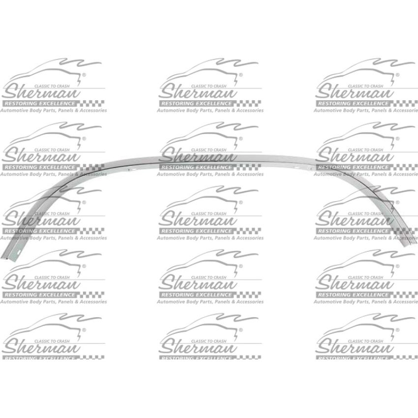 LH FRONT WHEEL OPNG MLDG CHR CHEVY/ C/K P/U 88-02; BLAZER/TAHOE/YUKON 92-00 ; SUBURBAN 92-99