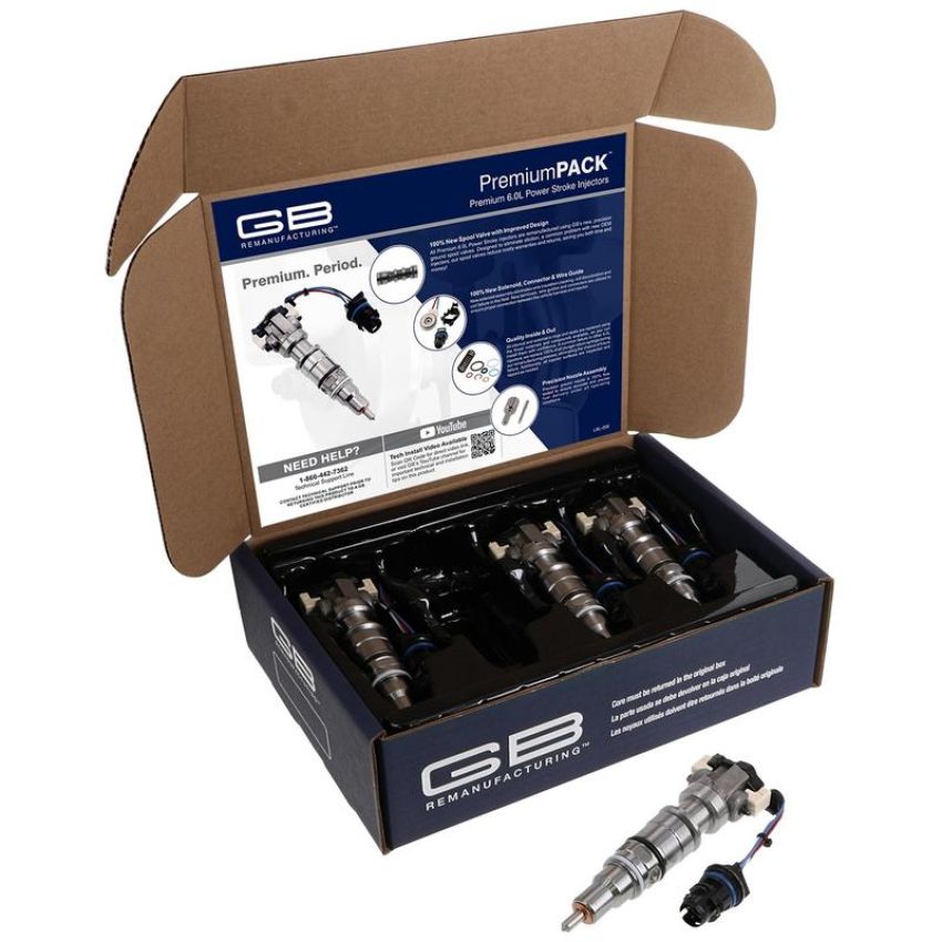 GB REMAN 722-5074PK Reman Diesel Fuel Injector - 4 Pack