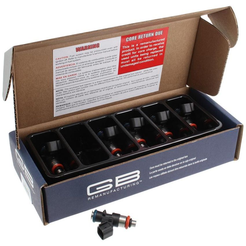 GB REMAN 812-111356PK Reman Multi Port Fuel Injector - 6 Pack