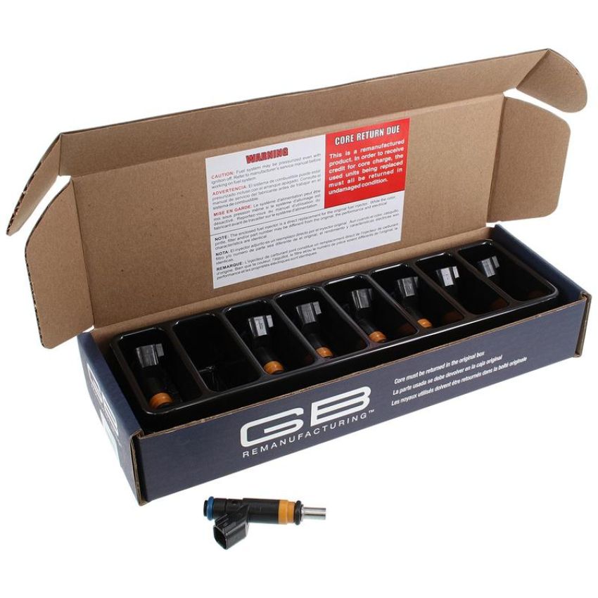 GB REMAN 812-121638PK Reman Multi Port Fuel Injector - 8 Pack