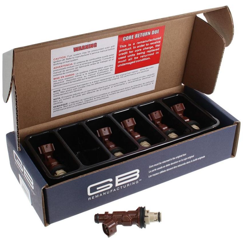 GB REMAN 842-122516PK Reman Multi Port Fuel Injector - 6 Pack