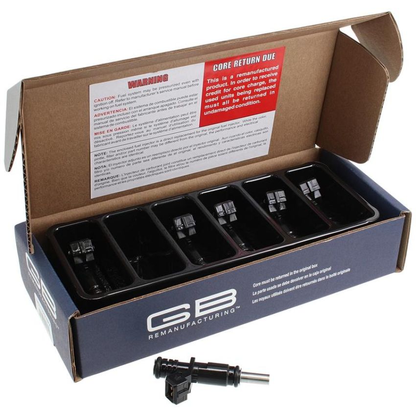 GB REMAN 852-122386PK Reman Multi Port Fuel Injector - 6 Pack