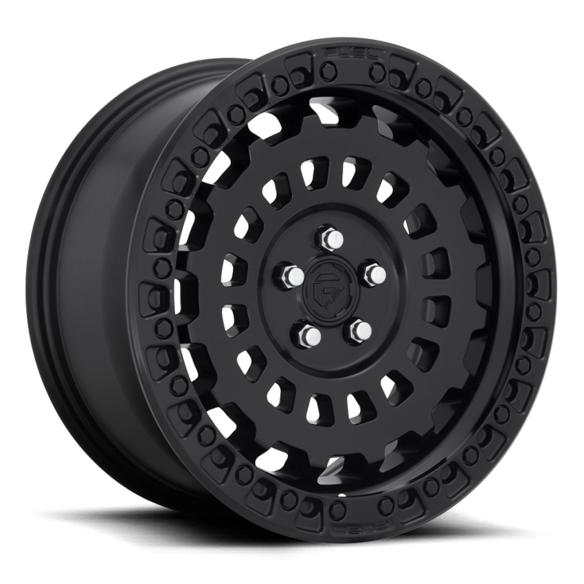 Aluminum Wheels 17X9 Zephyr Beadlock D101 5 On 127 Matte Black 71.8 Bore -38 Offset Fuel Off Road Wheels