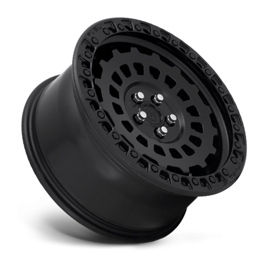 Aluminum Wheels 17X9 Zephyr Beadlock D101 6 On 135 Matte Black 87.1 Bore -15 Offset Fuel Off Road Wheels