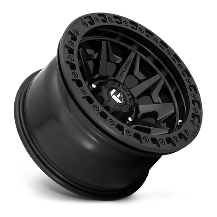 Aluminum Wheels 17X9 Covert Beadlock D114 5 On 127 Matte Black 71.5 Bore -38 Offset Multi Spoke Fuel Off Road Wheels