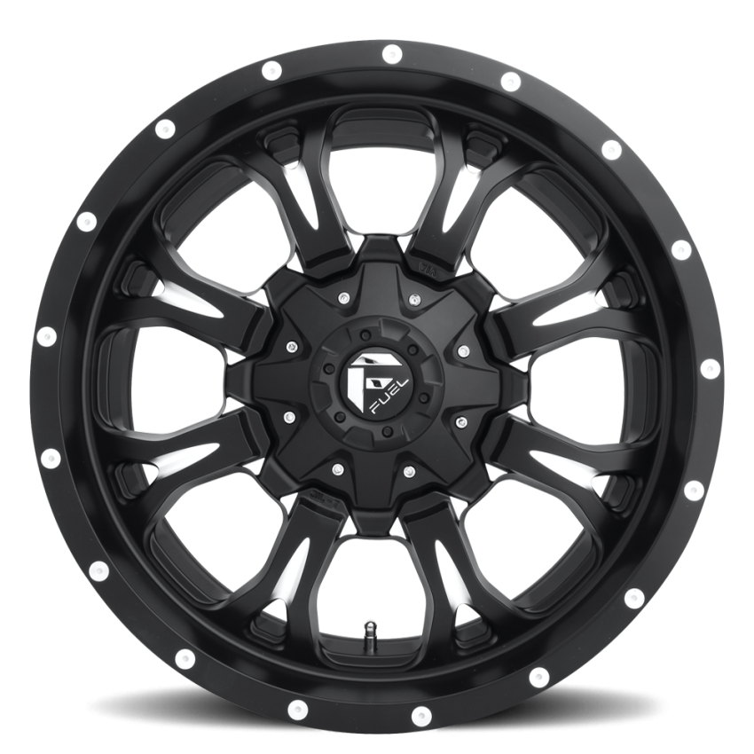 Aluminum Wheels 20X9 Krank D517 5 On 139.7/5 On 150 Matte Black Milled 110.3 Bore 1 Offset Fuel Off Road Wheels