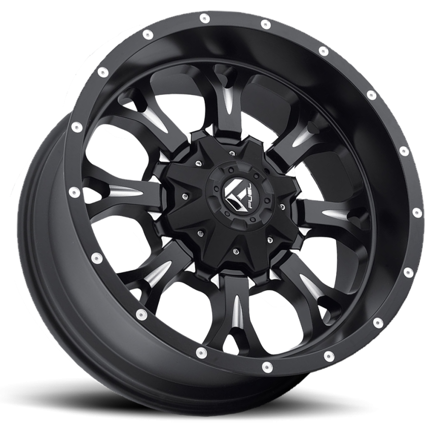 Aluminum Wheels 20X9 Krank D517 5 On 139.7/5 On 150 Matte Black Milled 110.3 Bore 1 Offset Fuel Off Road Wheels