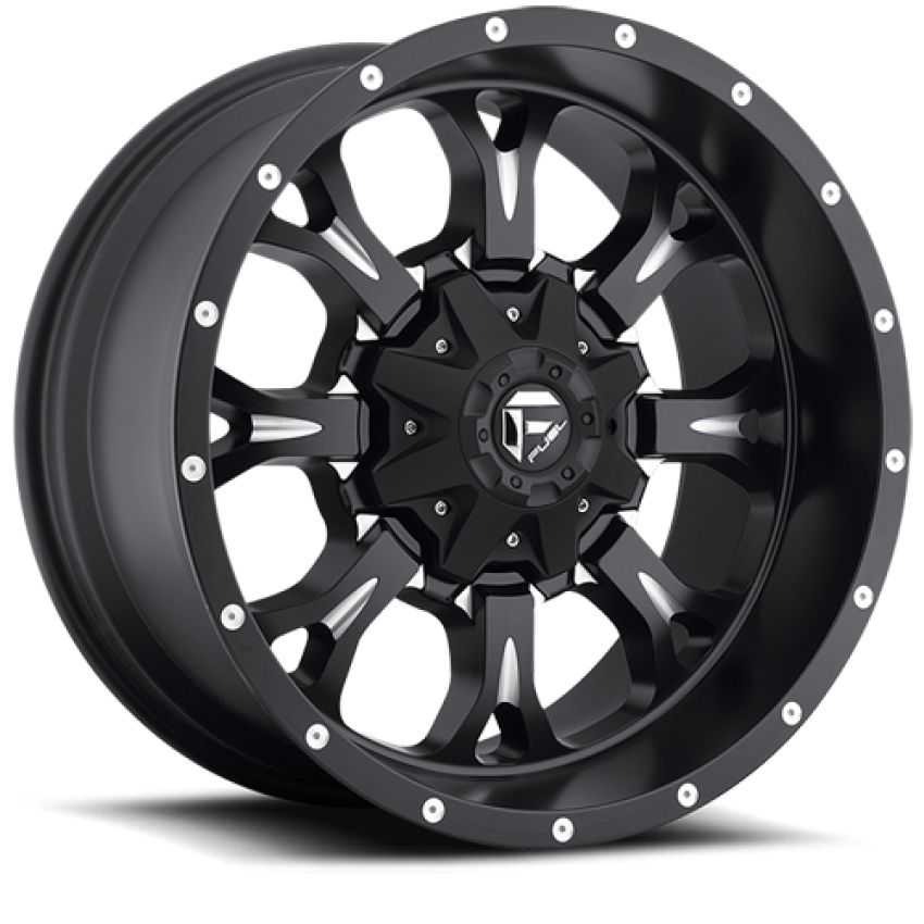 Aluminum Wheels 20X9 Krank D517 5 On 139.7/5 On 150 Matte Black Milled 110.3 Bore 1 Offset Fuel Off Road Wheels