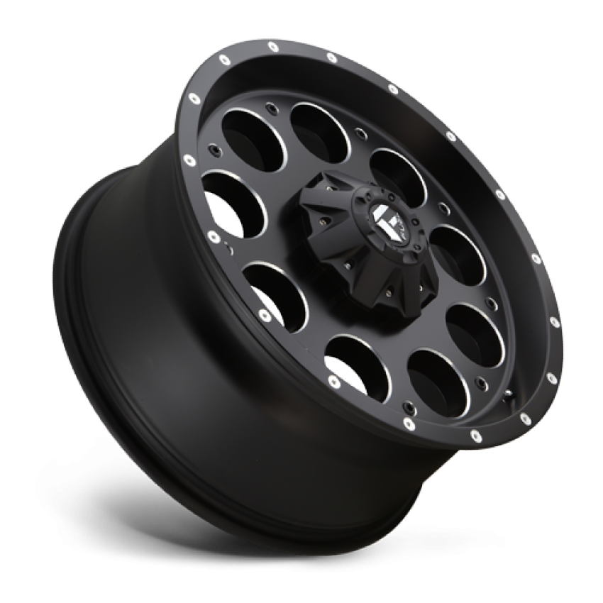 Aluminum Wheels 16X8 Revolver D525 5 On 114.3/5 On 127 Matte Black/Milled 72.6 Bore 1 Offset Fuel Off Road Wheels