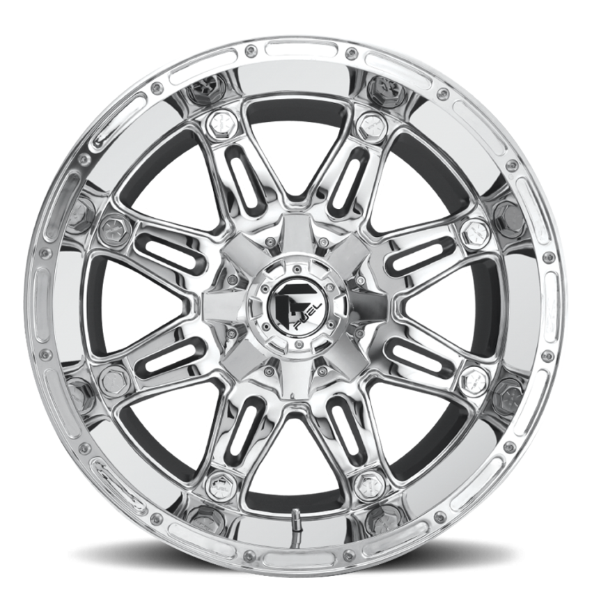 Aluminum Wheels 20X10 Hostage D530 8 On 165.1 Chrome 125.2 Bore -18 Offset Fuel Off Road Wheels