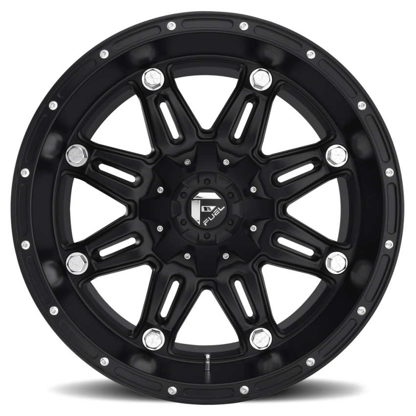 Aluminum Wheels 20X9 Hostage D531 5 On 127/5 On 135 Matte Black 87.1 Bore -12 Offset Fuel Off Road Wheels