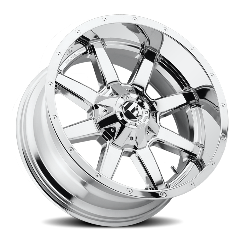 Aluminum Wheels 20X10 Maverick D536 6 On 135/6 On 139.7 Chrome 106.4 Bore -24 Offset Fuel Off Road Wheels