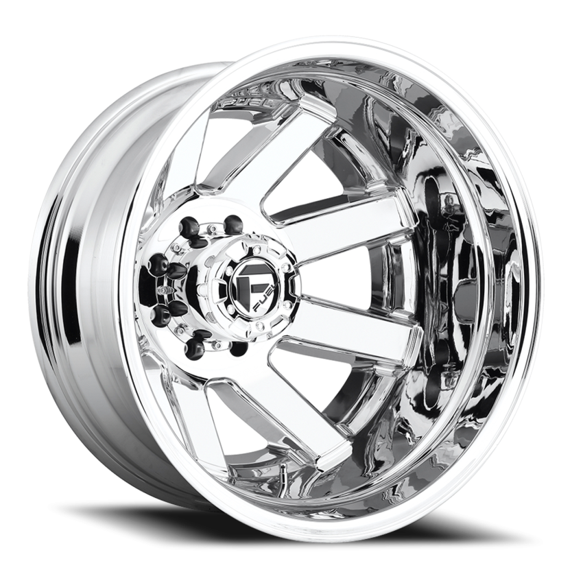 Dually Wheels 20X8.25 Maverick Dually D536 8 On 165.1 Chrome 121.5 Bore -265 Offset 7 Spoke Outer Dually Fuel Off Road Wheels