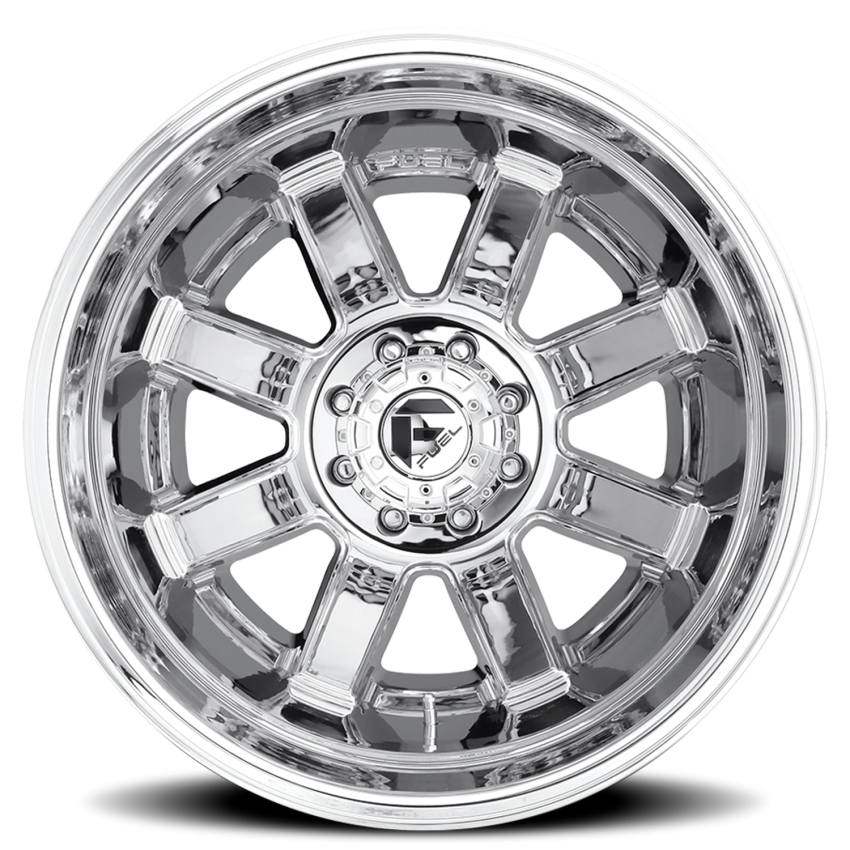Dually Wheels 20X8.25 Maverick Dually D536 8 On 165.1 Chrome 121.5 Bore -265 Offset 7 Spoke Outer Dually Fuel Off Road Wheels