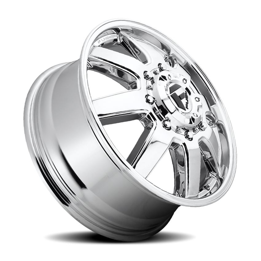 Dually Wheels 20X8.25 Maverick Dually D536 8 On 165.1 Chrome 121.5 Bore 122 Offset 7 Spoke Front Dually Fuel Off Road Wheels