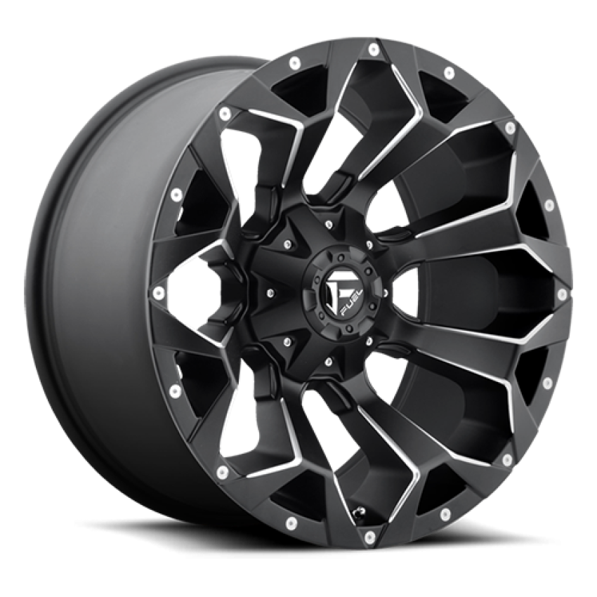 Aluminum Wheels 17X9 Assault D546 5 On 139.7/5 On 150 Matte Black Milled 110.3 Bore -12 Offset 8 Spoke Fuel Off Road Wheels