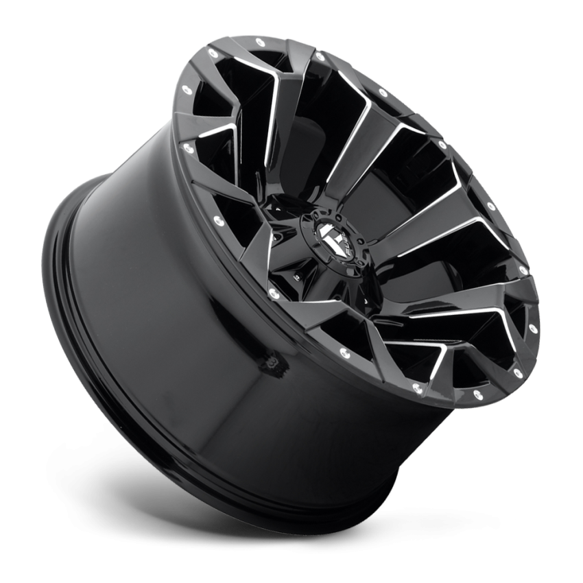 Aluminum Wheels 20X10 Assault D546 5 On 139.7/5 On 150 Matte Black Milled 110.3 Bore -18 Offset 8 Spoke Fuel Off Road Wheels