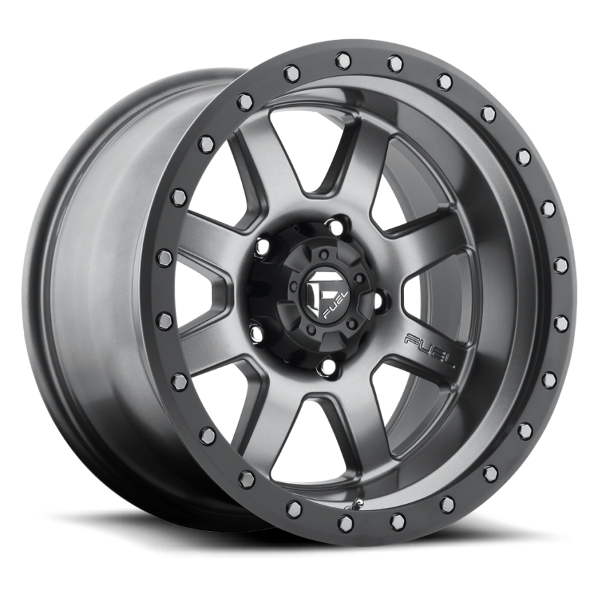 Aluminum Wheels 17X8.5 Trophy D552 6 On 139.7 Anthracite Gray 108 Bore -6 Offset Fuel Off Road Wheels