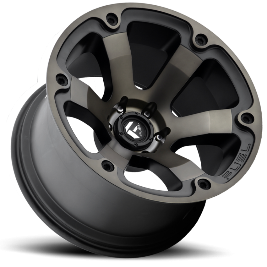 Aluminum Wheels 20X9 Beast D564 6 On 139.7 Matte Black/Machined Dark Tint 108 Bore 20 Offset 6 Spoke Fuel Off Road Wheels