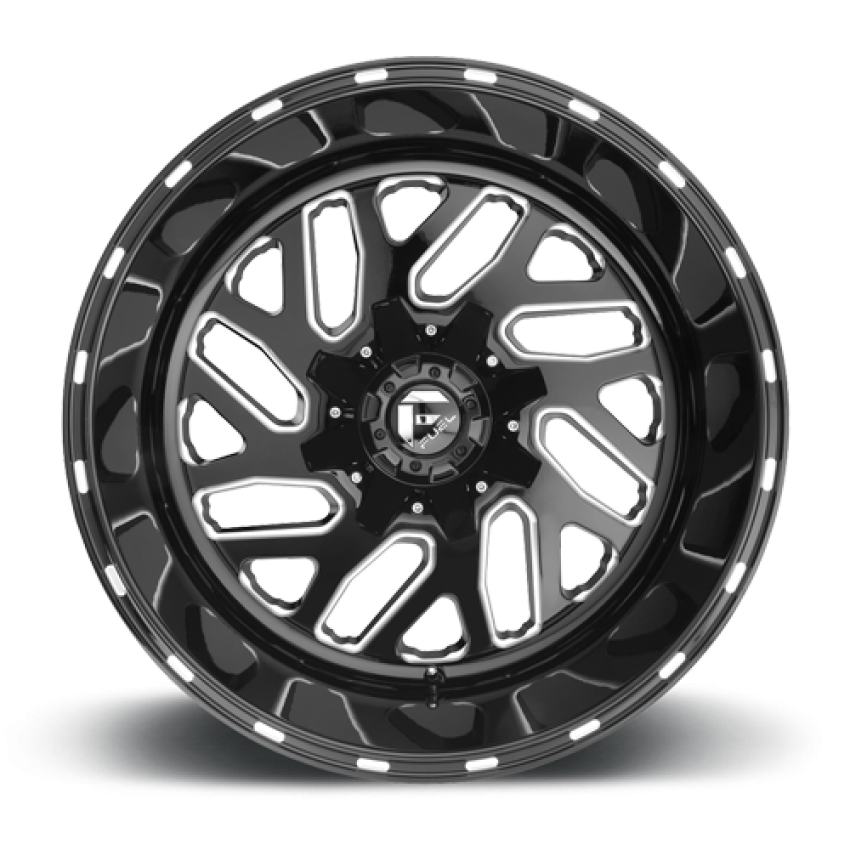 Aluminum Wheels 22X10 Triton D581 5 On 114.3/5 On 127 Gloss Black/Milled 78.1 Bore -18 Offset Mesh Spoke Fuel Off Road Wheels