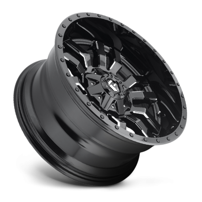 Aluminum Wheels 17X9 Sledge D595 5 On 114.3/5 On 127 Gloss Black/Milled 78.1 Bore -12 Offset Fuel Off Road Wheels