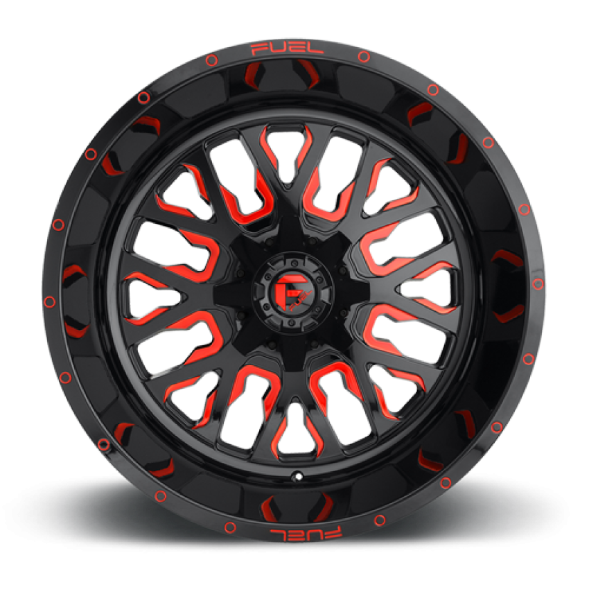 Aluminum Wheels 18X9 Stroke D612 5 On 139.7/5 On 150 Gloss Red Milled 110.3 Bore 20 Offset Fuel Off Road Wheels