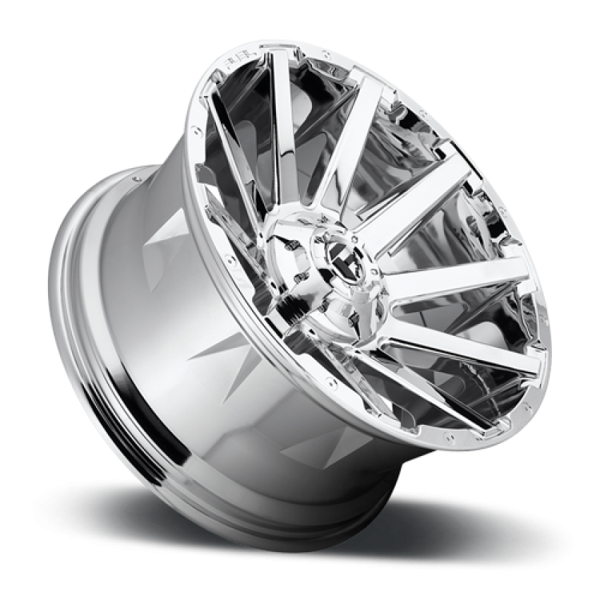 Aluminum Wheels 20X10 Contra D614 8 On 165.1 Chrome 125.2 Bore -18 Offset Multi Spoke Fuel Off Road Wheels
