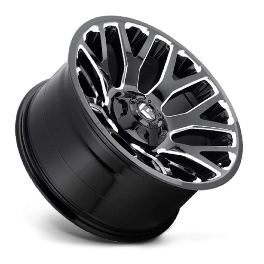 Aluminum Wheels 20X9 Warrior D623 5 On 114.3/5 On 127 Gloss Black/Milled 78.1 Bore 1 Offset Fuel Off Road Wheels