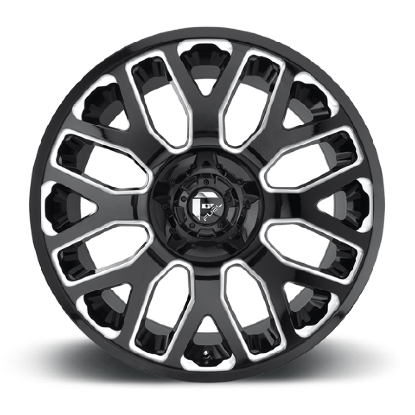 Aluminum Wheels 20X9 Warrior D623 5 On 114.3/5 On 127 Gloss Black/Milled 78.1 Bore 20 Offset Fuel Off Road Wheels