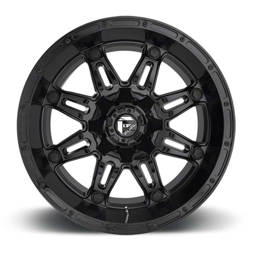 Aluminum Wheels 20X9 Hostage D625 8 On 165.1 Gloss Black 125.2 Bore 1 Offset Fuel Off Road Wheels