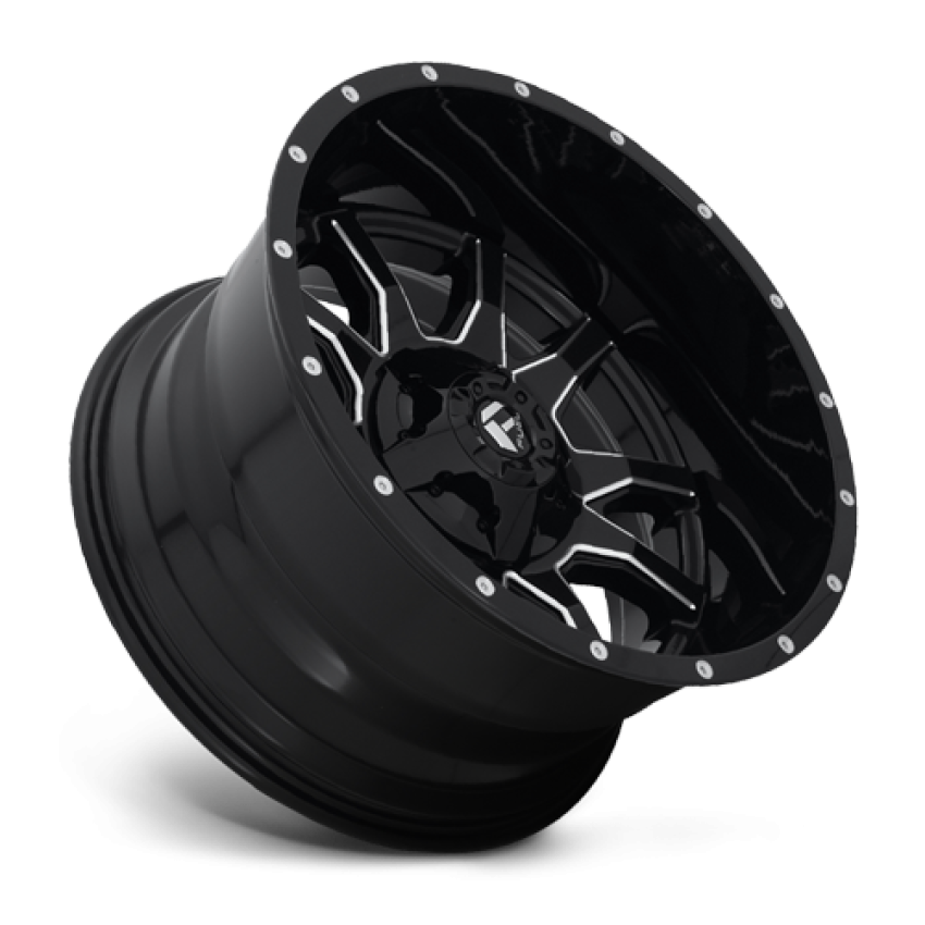 Aluminum Wheels 20X10 Vandal D627 5 On 114.3/5 On 127 Gloss Black/Milled 78.1 Bore -18 Offset 3.4 Lip Fuel Off Road Wheels