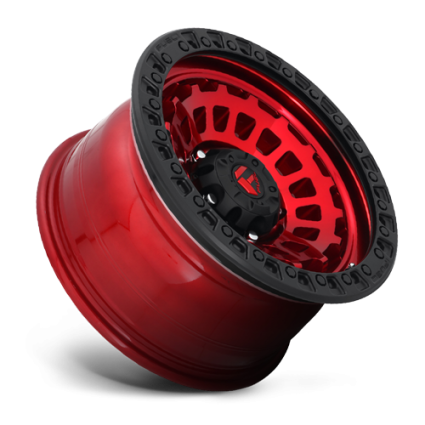 Aluminum Wheels 20X9 Zephyr D632 6 On 135 Candy Red W/Matte Black Ring 87.1 Bore 1 Offset Fuel Off Road Wheels