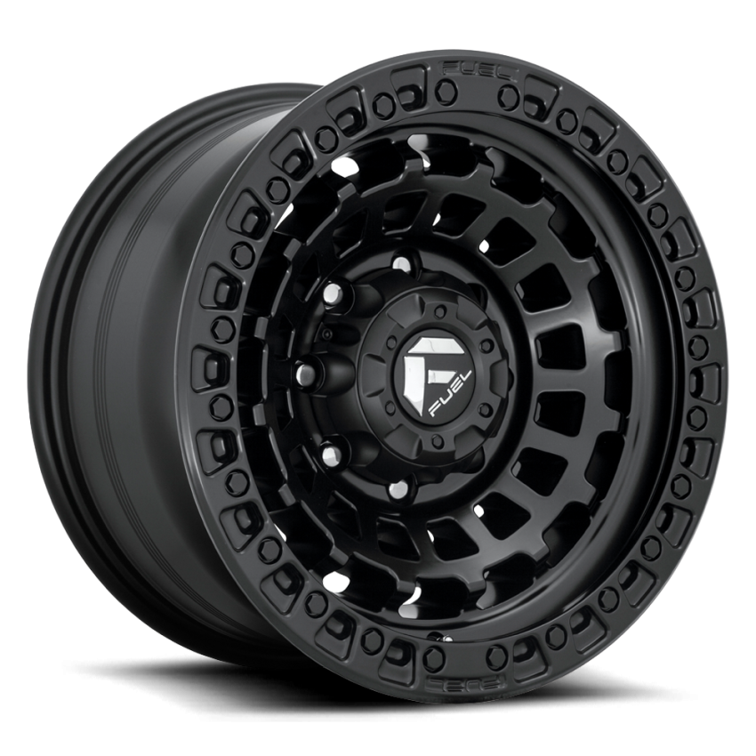 Aluminum Wheels 18X9 Zephyr D633 8 On 180 Matte Black 124.2 Bore -12 Offset Fuel Off Road Wheels