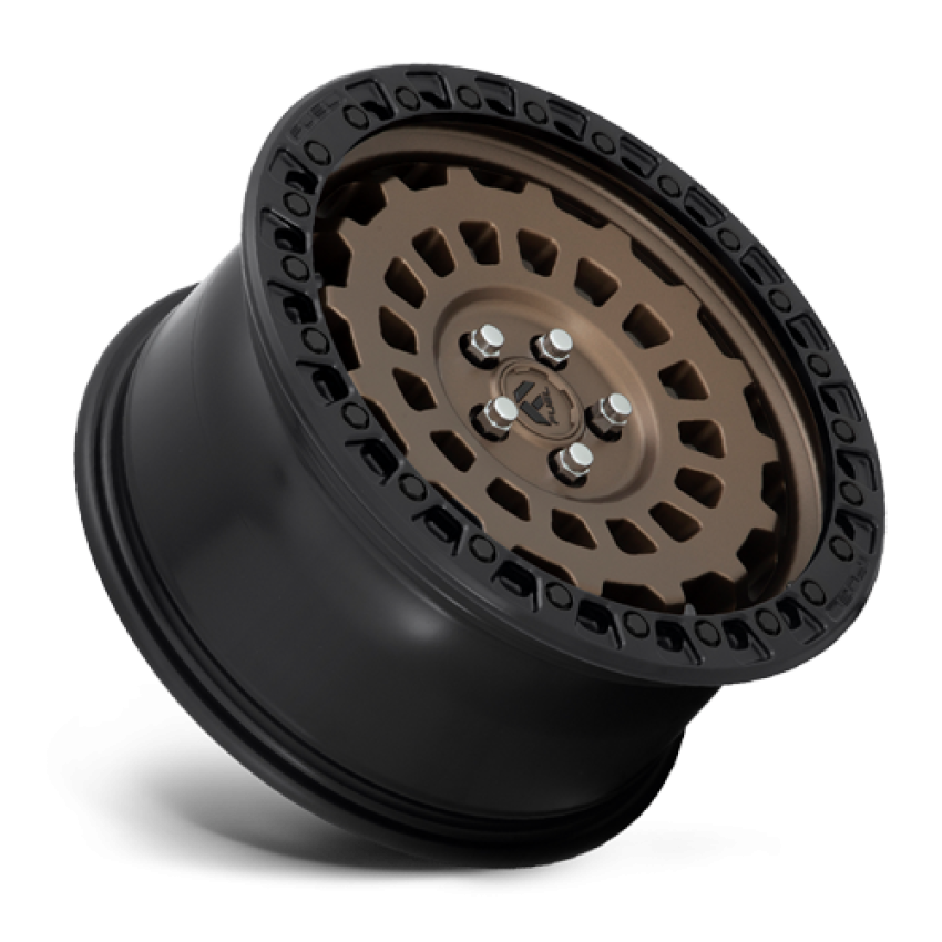 Aluminum Wheels 20X9 Zephyr D634 5 On 150 Matte Bronze W/Black Bead Ring 110.1 Bore 20 Offset Fuel Off Road Wheels
