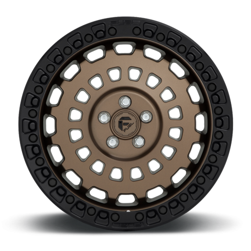 Aluminum Wheels 20X9 Zephyr D634 5 On 150 Matte Bronze W/Black Bead Ring 110.1 Bore 20 Offset Fuel Off Road Wheels