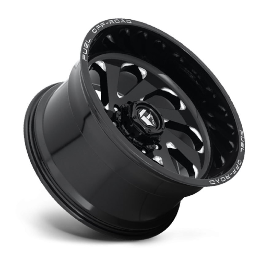 Aluminum Wheels 20X10 Vortex D637 8 On 170 Gloss Black Milled 125.1 Bore -18 Offset Fuel Off Road Wheels