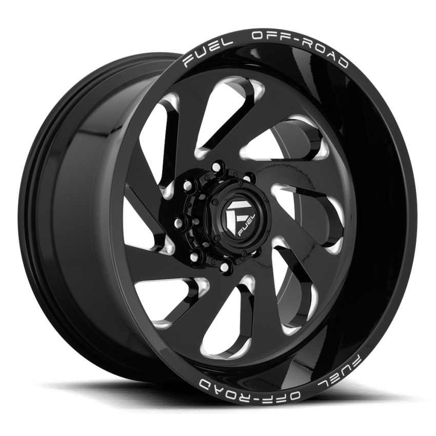 Aluminum Wheels 20X10 Vortex D637 6 On 139.7 Gloss Black Milled 106.1 Bore -19 Offset Fuel Off Road Wheels