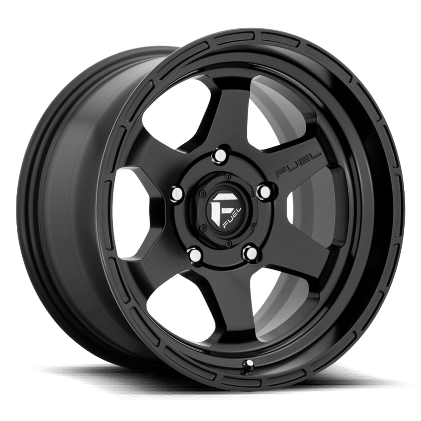 Aluminum Wheels 20X9 Shok D664 6 On 139.7 Matte Black 106.1 Bore 19 Offset Fuel Off Road Wheels