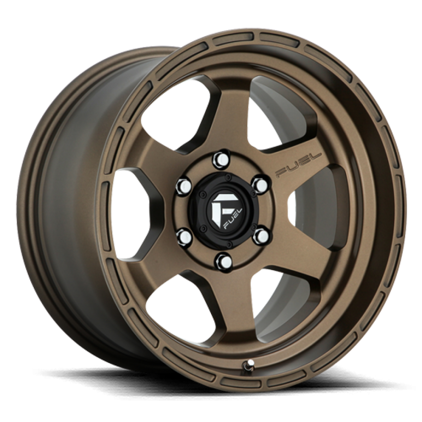 Aluminum Wheels 18X9 Shok D666 6 On 135 Matte Bronze 87.1 Bore -12 Offset Fuel Off Road Wheels