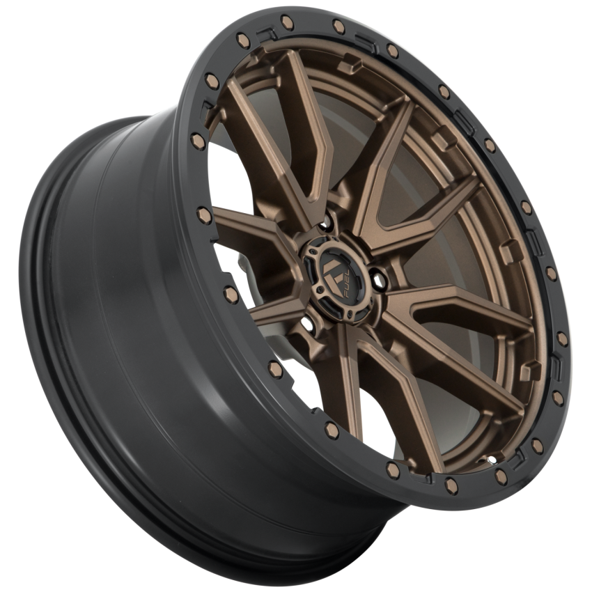Aluminum Wheels 20X9 Rebel D681 5 On 150 Matte Bronze Black Bead Ring 110.1 Bore 20 Offset Fuel Off Road Wheels
