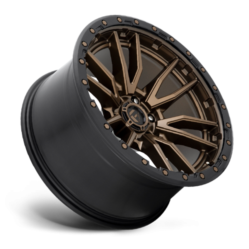 Aluminum Wheels 20X9 Rebel D681 6 On 139.7 Matte Bronze Black Bead Ring 106.1 Bore 20 Offset Fuel Off Road Wheels
