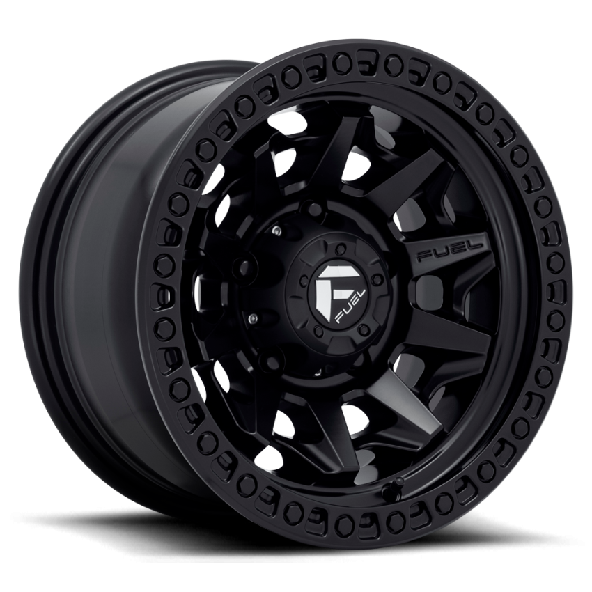 Aluminum Wheels 15X8 Covert D694 5 On 139.7 Matte Black 108 Bore -12 Offset Multi Spoke Fuel Off Road Wheels
