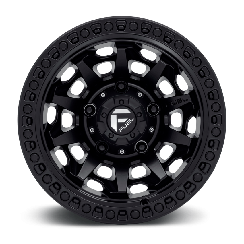 Aluminum Wheels 17X8.5 Covert D694 5 On 150 Matte Black 110.2 Bore 14 Offset Multi Spoke Fuel Off Road Wheels