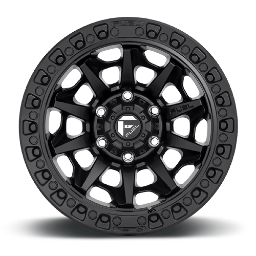 Aluminum Wheels 20X10 Covert D694 8 On 180 Matte Black 124.28 Bore -18 Offset Multi Spoke Fuel Off Road Wheels