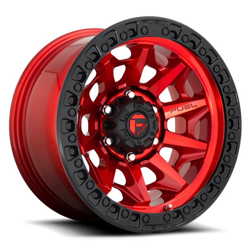 Aluminum Wheels 20X9 Covert D695 6 On 139.7 Candy Red Black Bead Ring 106.1 Bore 20 Offset Multi Spoke Fuel Off Road Wheels