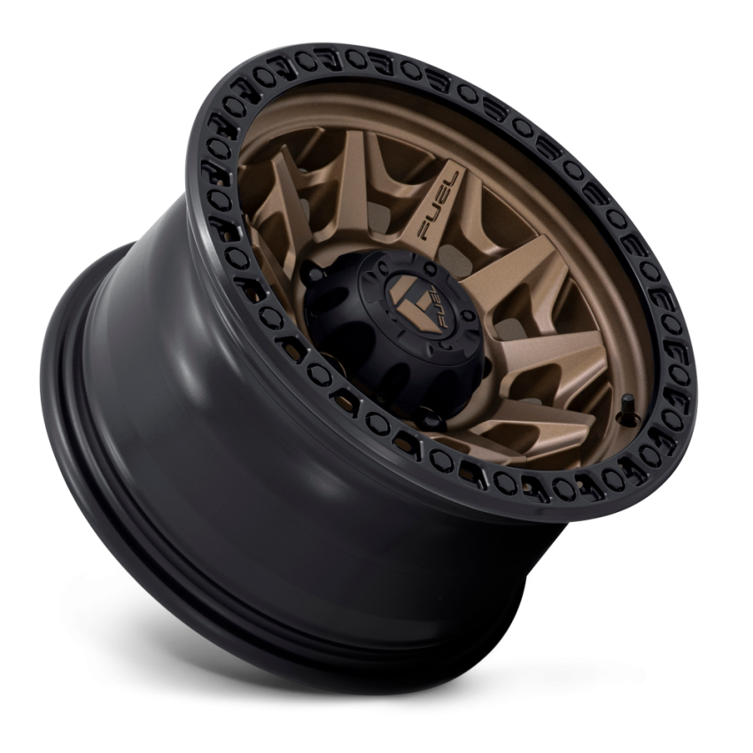 Aluminum Wheels 18X9 Covert D696 5 On 150 Matte Bronze Black Bead Ring 110.2 Bore 20 Offset Multi Spoke Fuel Off Road Wheels