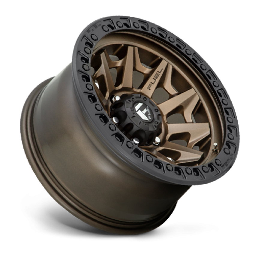 Aluminum Wheels 20X10 Covert D696 8 On 180 Matte Bronze Black Bead Ring 124.28 Bore -18 Offset Multi Spoke Fuel Off Road Wheels