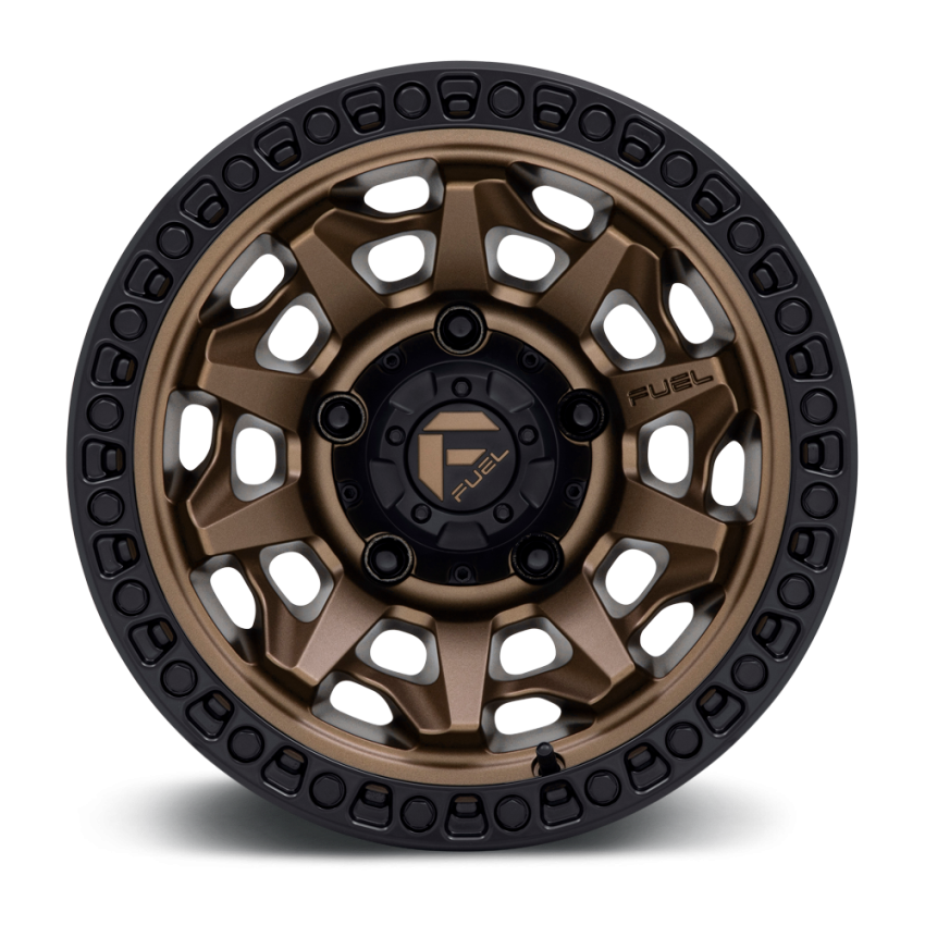 Aluminum Wheels 20X9 Covert D696 5 On 150 Matte Bronze Black Bead Ring 110.2 Bore 20 Offset Multi Spoke Fuel Off Road Wheels