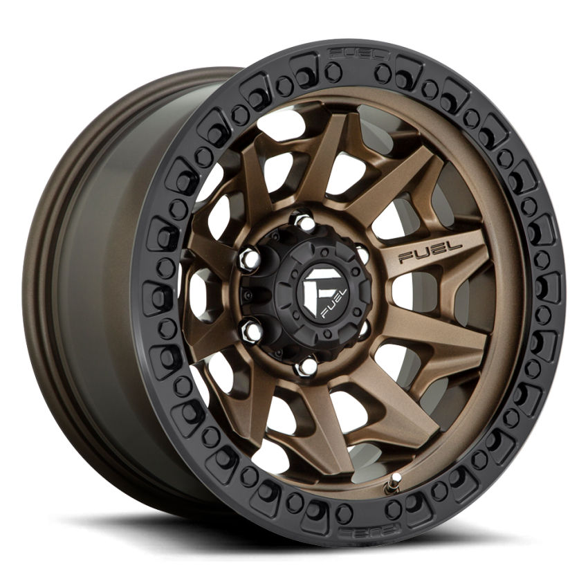 Aluminum Wheels 20X9 Covert D696 6 On 139.7 Matte Bronze Black Bead Ring 106.1 Bore 20 Offset Multi Spoke Fuel Off Road Wheels