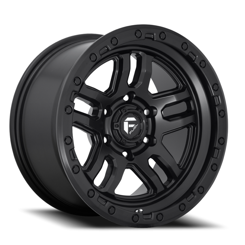 Aluminum Wheels 17X9 AMMO D700 6 On 139.7 Matte Black 106.1 Bore -12 Offset 5 Spoke Fuel Off Road Wheels